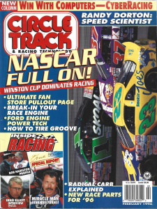 CIRCLE TRACK 1996 FEB - STORE PULLOUT PAGE, BREAK IN YOUR ENGINE, FORD ENGINE